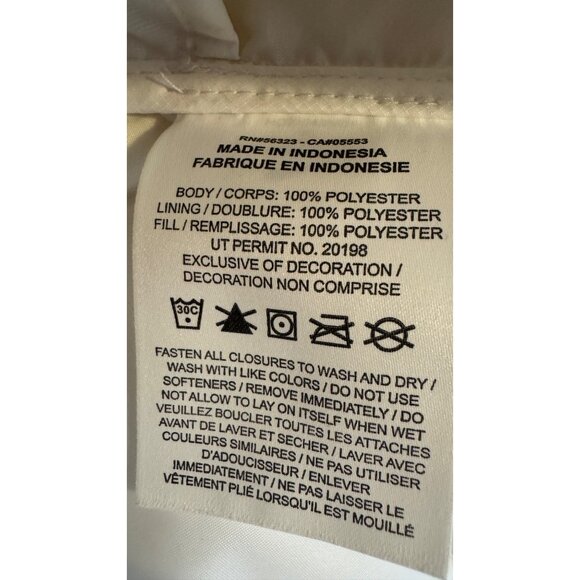 NWT Nike XL White Quilted Oversized Fit Jacket Knee Length - Picture 13 of 15